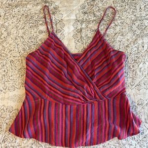 Plume waist crop tank